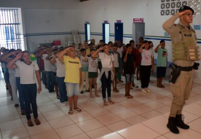 Alunos do Colégio Evandro Miranda se preparam para formatura do PROERD em Baixa Grande