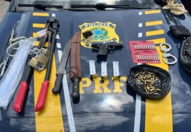 PRF prende homem por receptação, adulteração e porte ilegal de arma